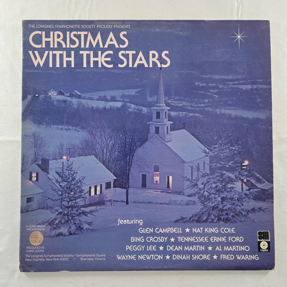 Longines Symphonette - Christmas With The Stars - Record LP Album VG Tested